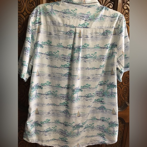 Mens Sailboat Button down and collar shirt. - Picture 10 of 14